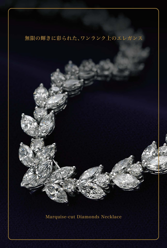 Marquise-cut Diamonds Necklace